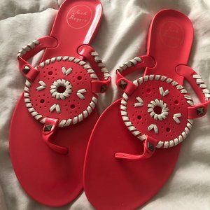 Pink Jack Rogers sandals